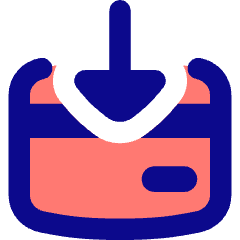 Credit Card Receive Icon from Flex Pop Set