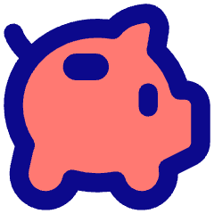 Piggy Bank Icon from Flex Pop Set