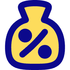 Discount Percent Bag Icon from Flex Pop Set