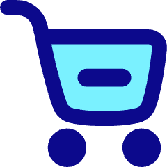 Shopping Cart Subtract Icon from Flex Pop Set