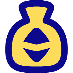 Bag Ethereum Icon from Flex Pop Set