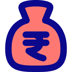 Bag Rupee Icon from Flex Pop Set