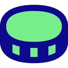 Coin Horizontal Icon from Flex Pop Set