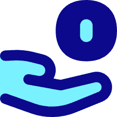 Coin Share Icon from Flex Pop Set