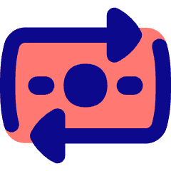 Money Transfer Icon from Flex Pop Set