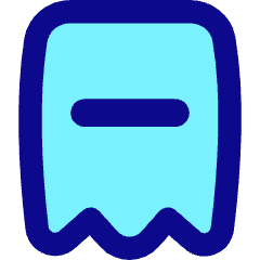 Receipt Subtract Icon from Flex Pop Set