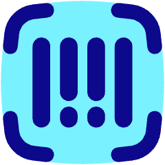 Scanner Bar Code Icon from Flex Pop Set