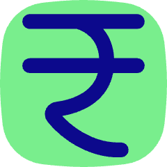 Rupee Icon from Flex Pop Set