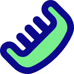Comb Icon from Flex Pop Set