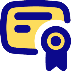 Document Certificate Icon from Flex Pop Set