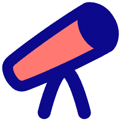 Telescope Icon from Flex Pop Set