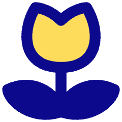 Potted Flower Tulip Icon from Flex Pop Set