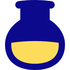Circle Flask Icon from Flex Pop Set