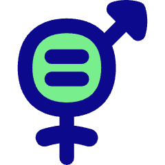 Gender Equality Icon from Flex Pop Set