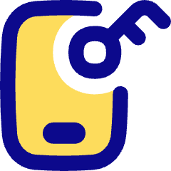 Phone Lock Icon from Flex Pop Set