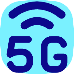 Cellular Network 5g Icon from Flex Pop Set