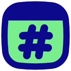 Browser Hash Icon from Flex Pop Set