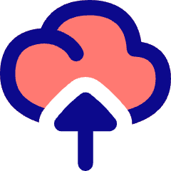 Cloud Upload Icon from Flex Pop Set