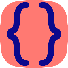 Curly Brackets Icon from Flex Pop Set