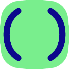 Round Brackets Icon from Flex Pop Set