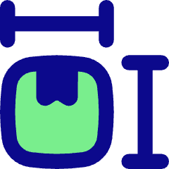 Package Dimension Icon from Flex Pop Set