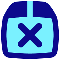 Shipment Delivery Fail Icon from Flex Pop Set