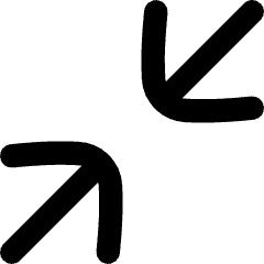 Line Arrow Shrink Diagonal Large 1 Icon from Flex Remix Set