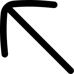 Line Arrow Diagonal Upper Left Large Icon from Flex Remix Set