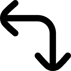 Line Arrow Top Right Corner Large Icon from Flex Remix Set