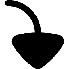 Triangle Arrow Bend Right Down Large Icon from Flex Remix Set