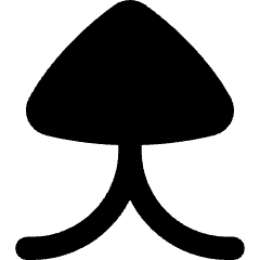 Triangle Arrow Merge Vertical Large Icon from Flex Remix Set