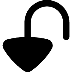 Triangle Arrow Turn Down Left Large Icon from Flex Remix Set