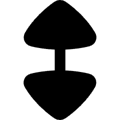 Triangle Arrow Vertical Large Icon from Flex Remix Set