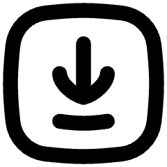 Line Arrow Down Square 2 Icon from Flex Remix Set