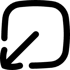 Line Arrow Minimize Window 1 Icon from Flex Remix Set