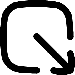 Line Arrow Minimize Window 2 Icon from Flex Remix Set