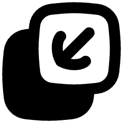 Line Arrow Minimize Window 4 Icon from Flex Remix Set