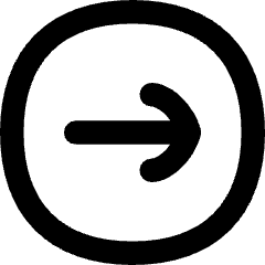 Line Arrow Right Circle 1 Icon from Flex Remix Set