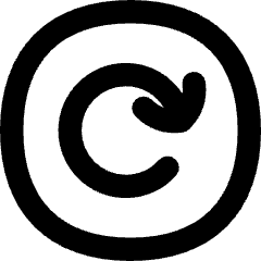 Line Arrow Rotate Right Circle Icon from Flex Remix Set