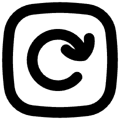 Line Arrow Rotate Right Square Icon from Flex Remix Set