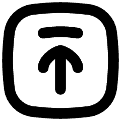 Line Arrow Up Square 2 Icon from Flex Remix Set
