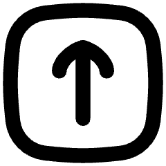 Line Arrow Up Square Icon from Flex Remix Set