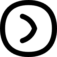 Tailless Line Arrow Right Circle Icon from Flex Remix Set