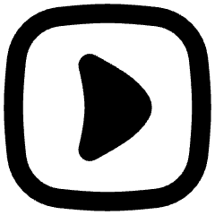 Tailless Triangle Arrow Right Square Icon from Flex Remix Set