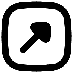 Triangle Arrow Diagonal Top Right Square Icon from Flex Remix Set