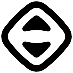 Triangle Arrow Expand Vertical Diamond Icon from Flex Remix Set