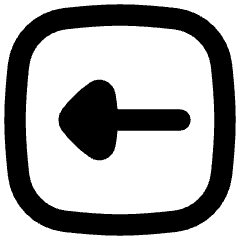 Triangle Arrow Left Square Icon from Flex Remix Set