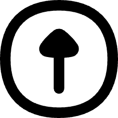 Triangle Arrow Up Circle 1 Icon from Flex Remix Set