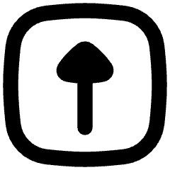 Triangle Arrow Up Square Icon from Flex Remix Set