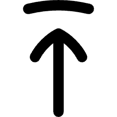 Line Arrow Move Up 1 Icon from Flex Remix Set